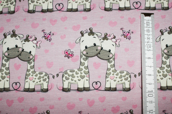 Jersey Giraffen rosa (10 cm)